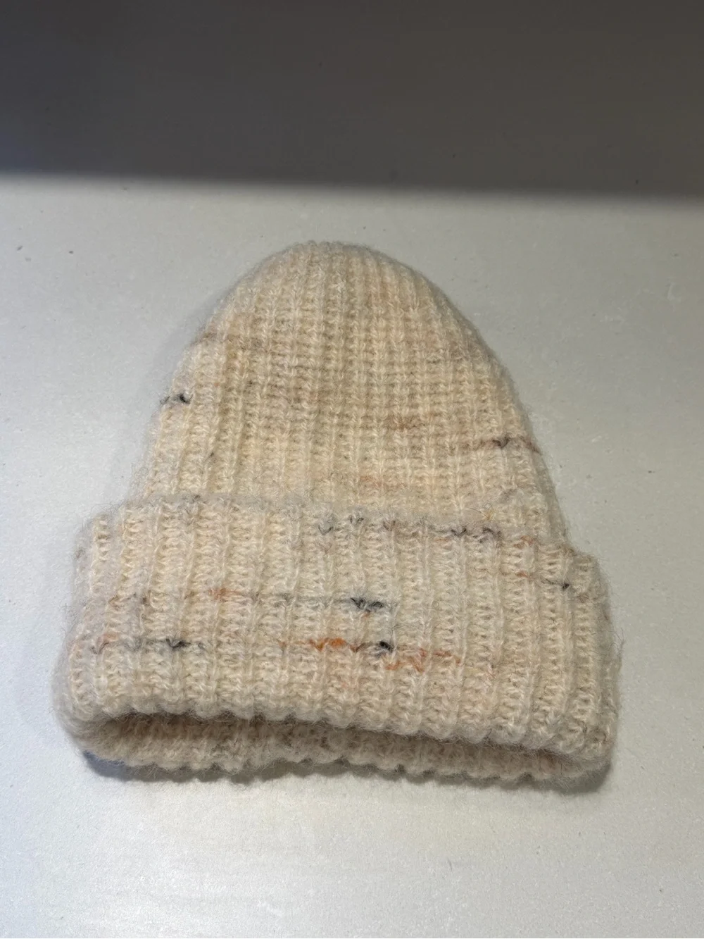 Pendleton Cream Knit Wool Beanie